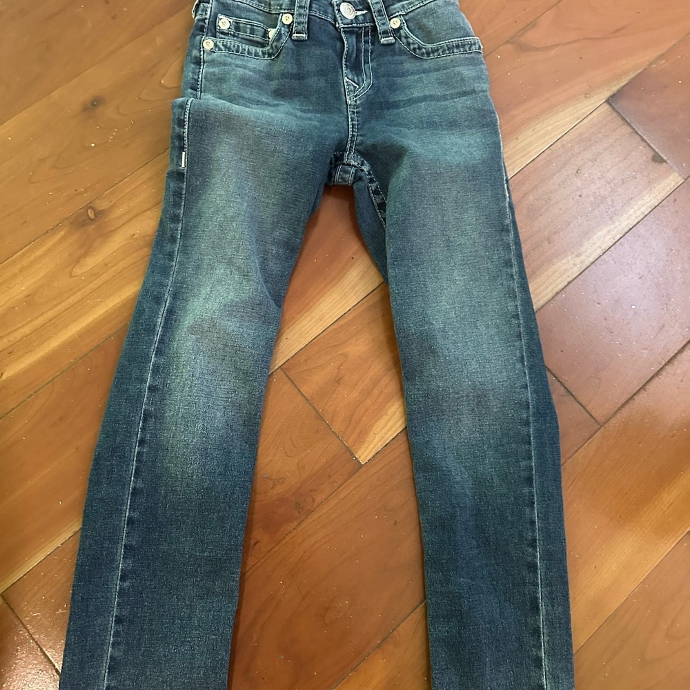 True Religion youth boys straight jeans - size 8. Only worn once.